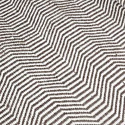 Wool rug - Larkana (brown/white)
