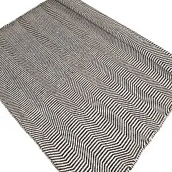 Wool rug - Larkana (brown/white)