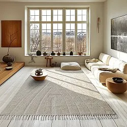Shaggy rugs - Sivia Natural Cotton Shaggy (off-white)