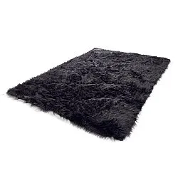 Shaggy rugs - Sohar (black)