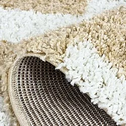 Shaggy rugs - Tamri (beige/white)