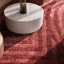 Shaggy rugs - Volos (red/pink)