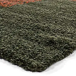 Shaggy rugs - Zagora (green/orange)