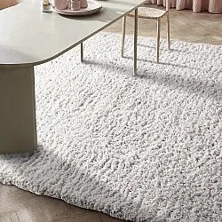 Shaggy rugs - Combarro Solid Cotton Shaggy (cream)