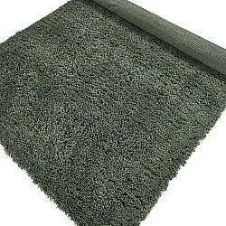 Shaggy rugs - Combarro Solid Cotton Shaggy (green)