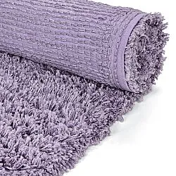 Shaggy rugs - Combarro Solid Cotton Shaggy (light purple)