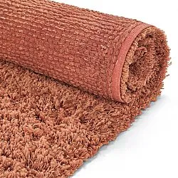 Shaggy rugs - Combarro Solid Cotton Shaggy (light orange)