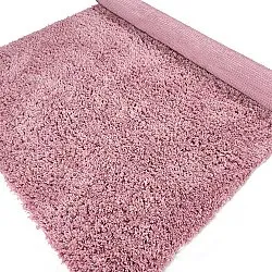 Shaggy rugs - Combarro Solid Cotton Shaggy (light pink)