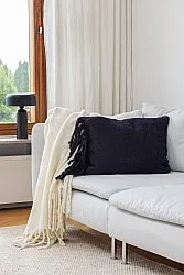 Cushion cover in wool mix - Samantha (black)