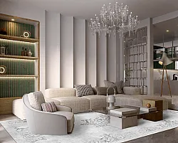 Wilton rug - Santi (light grey)