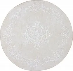 Round rug - Santi (pink/white)