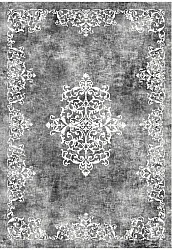 Wilton rug - Santi (dark grey/white)