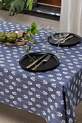Cotton tablecloth Sari (blue)