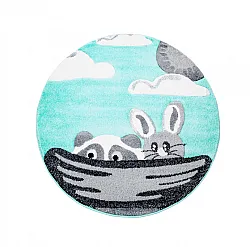 Childrens rugs - Bueno Bunny (turquoise)