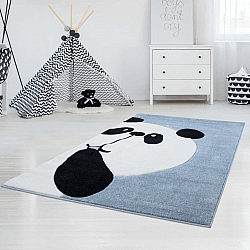 Childrens rugs - Bueno Panda (blue)