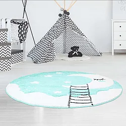 Childrens rugs - Bueno Moon (turquoise)