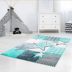 Childrens rugs - Bueno Night Stars (turquoise)