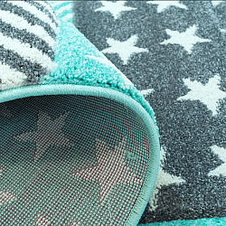 Childrens rugs - Bueno Night Stars (turquoise)