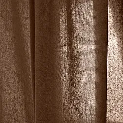 Curtains 2-pack - Cotton curtain Selena (dark brown)