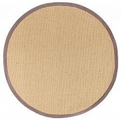 Round rug (sisal) - Agave (natural/brown)