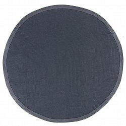 Round rug (sisal) - Agave (dark grey)