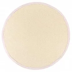 Round rug (sisal) - Agave (silver/grey)