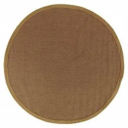 Round rug (sisal) - Agave (brown)