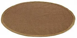 Round rug (sisal) - Agave (brown)