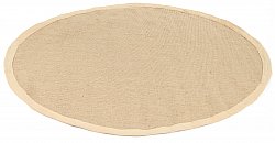 Round rug (sisal) - Agave (beige/beige)