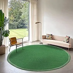 Round rug (sisal) - Agave (green)