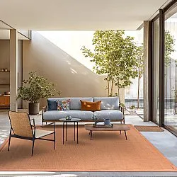 Sisal rugs - Agave (brown-orange)