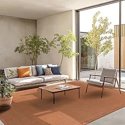 Sisal rugs - Agave (brown-orange)