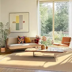 Sisal rugs - Agave (apricot)