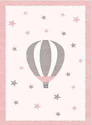 Childrens rugs - Alone Balloon (pink)
