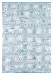 Wool rug - Snowshill (turquoise/white)