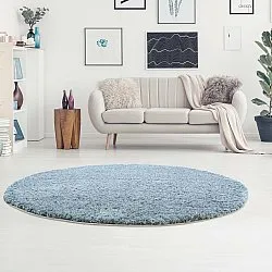 Round rugs - Soft Shine (turquoise)