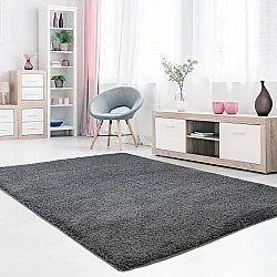 Shaggy rugs - Soft Shine (Dark grey)