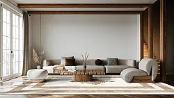 Wilton rug - Soros (beige/white)