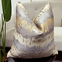 Cushion cover - Square Luxury 45 x 45 cm (gold/multi)