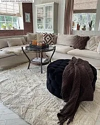 Shaggy rugs - Rostock (offwhite)