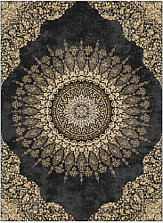 Wilton rug - Sandrigo (black/gold)