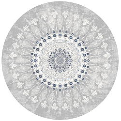 Round rug - Sandrigo (grey/white)