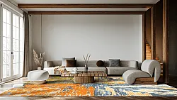 Wilton rug - Tizzano (orange/multi)