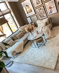 Shaggy rugs - Cosy (white)