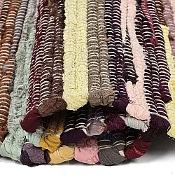 Rag rug - Happy (yellow/multi)