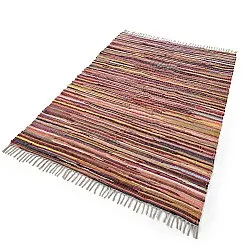 Rag rug - Happy (pink/multi)