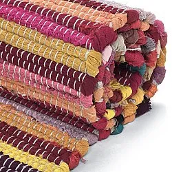 Rag rug - Happy (pink/multi)