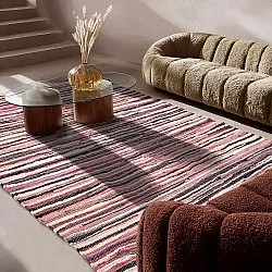 Rag rug - Home (pink/multi)