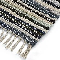 Rag rug - Home (blue/multi)