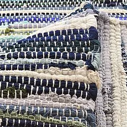 Rag rug - Home (blue/multi)